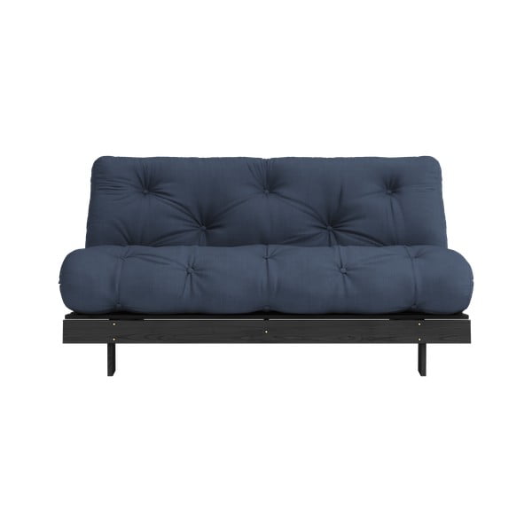 Sulankstoma sofa tamsiai mėlynos spalvos 160 cm Roots Black Night – Karup Design-image-3
