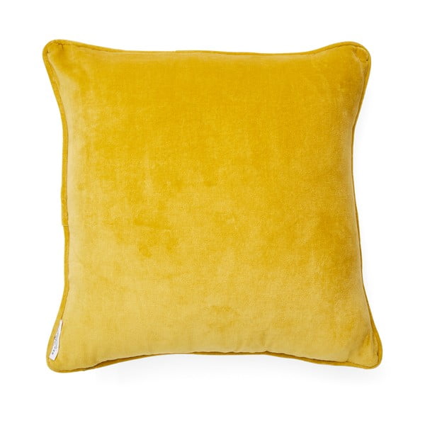 Geltona medvilninė dekoratyvinė pagalvė Cooksmart® Bumble Bees, 45 x 45 cm