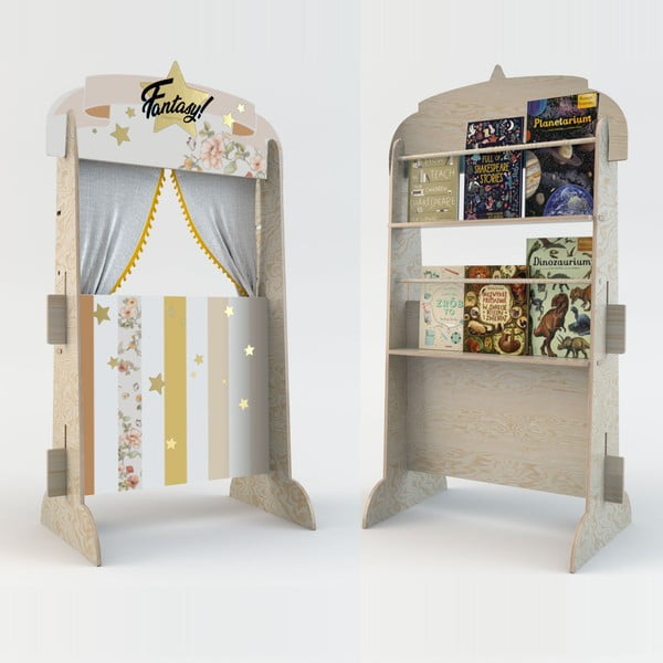 Sieninis dekoratyvinis knygų stovas Dekornik Cirko stovas-image-1