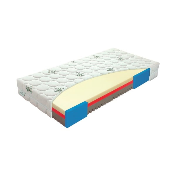 Vidutinio kietumo putų čiužinys 90x200 cm Comfort Senior – Materasso-image-1