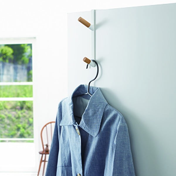 Durų pakaba iš metalo baltos spalvos 1,5 cm Tower – YAMAZAKI-image-3