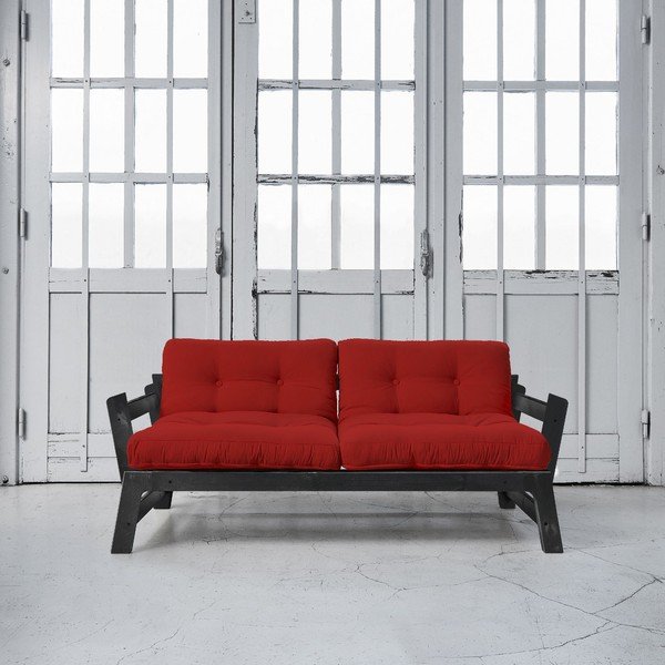 Sofa lova "Karup Step" juoda/raudona-image-1