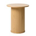 Ąžuolinis apvalus kavos staliukas ø 50 cm Nola - Unique Furniture