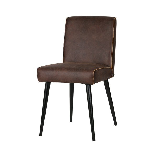 2 tamsiai rudų odinių kėdžių rinkinys BePureHome Revolution-image-1