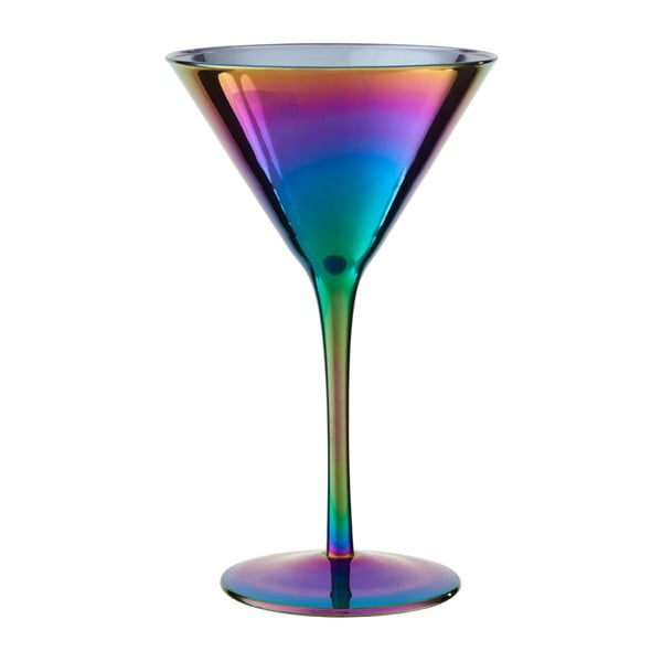2 vaivorykštės efekto cinzano stiklinių rinkinys Premier Housewares Rainbow, 345 ml