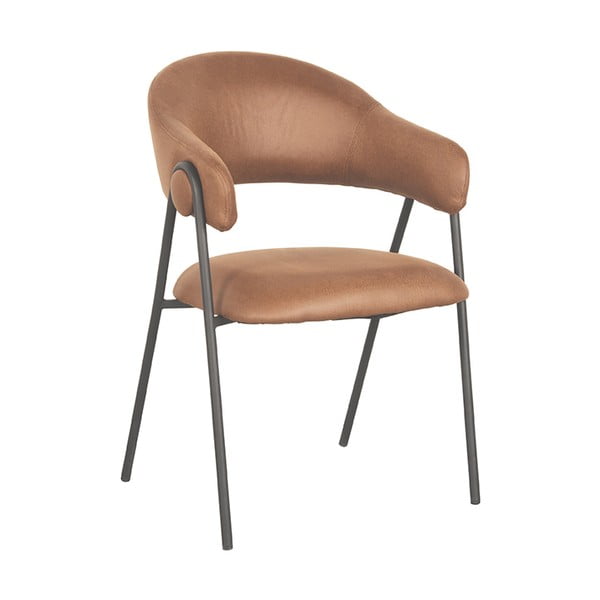Valgomojo kėdės konjako rudos spalvos 2 vnt. Lowen – LABEL51