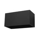 Juodos spalvos sieninis šviestuvas Sollux Geo Maxi