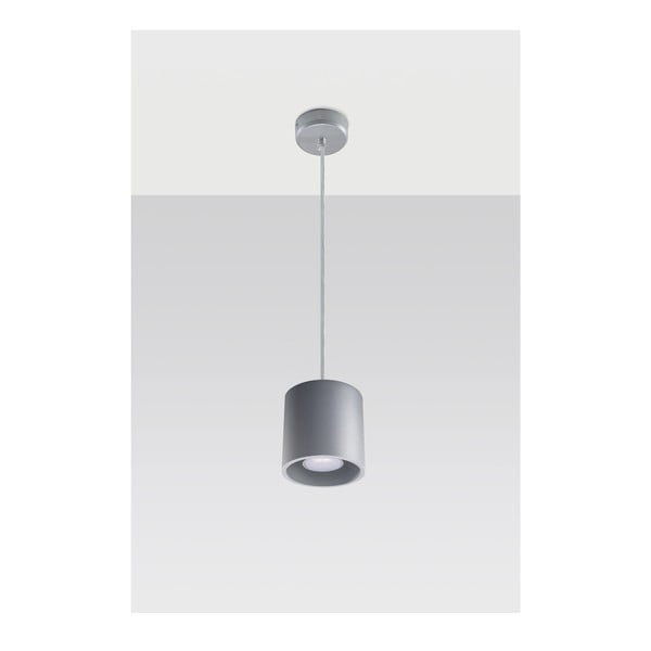 Pilkas pakabinamas šviestuvas Sollux Roda-image-2