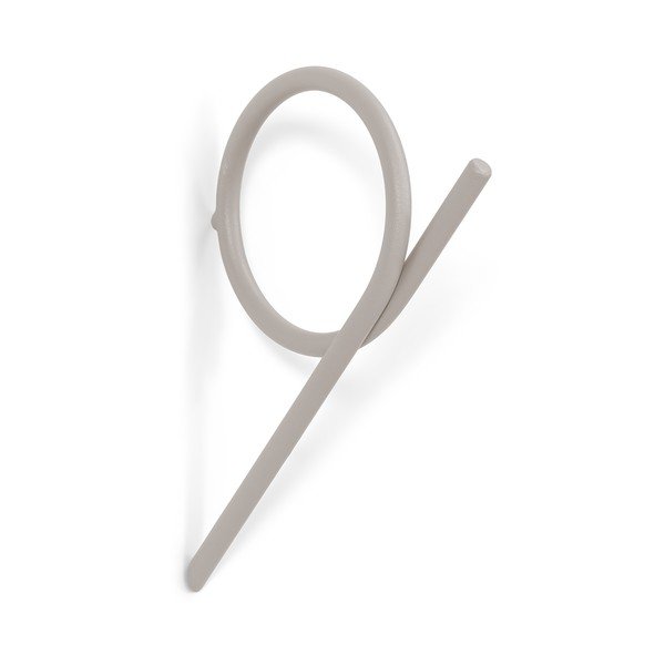 Sieninis taupe spalvos iš plieno kablys Tuba M – Spinder Design