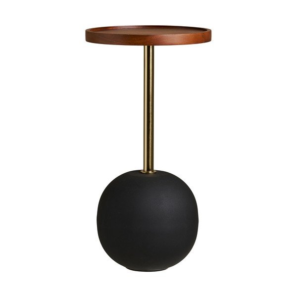 Iš mango medžio paviršiaus apvalios formos šoninis stalas ø 30 cm Sirone – House Nordic