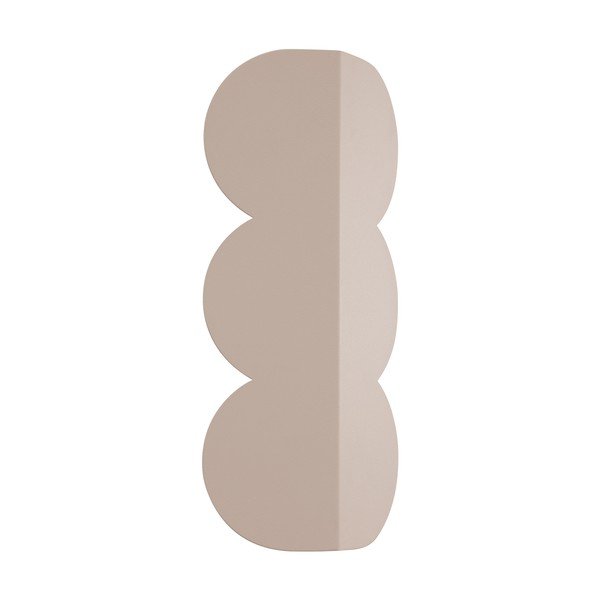 Taupe spalvos iš aliuminio sieninė lempa BISCUIT – Thoro