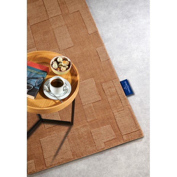 Rankų darbo iš vilnos kilimas rudos spalvos 120x170 cm Wilhelmine – Villeroy&Boch-image-2