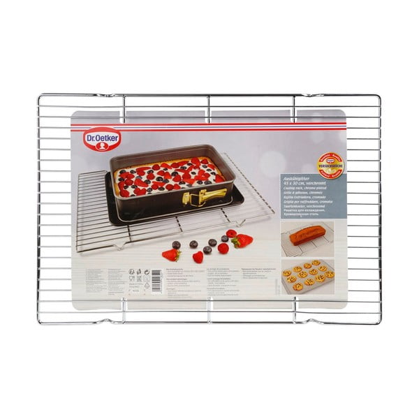 Metalinės grotelės duonai vėsinti Dr. Oetker Bake, 45 x 30 cm-image-2