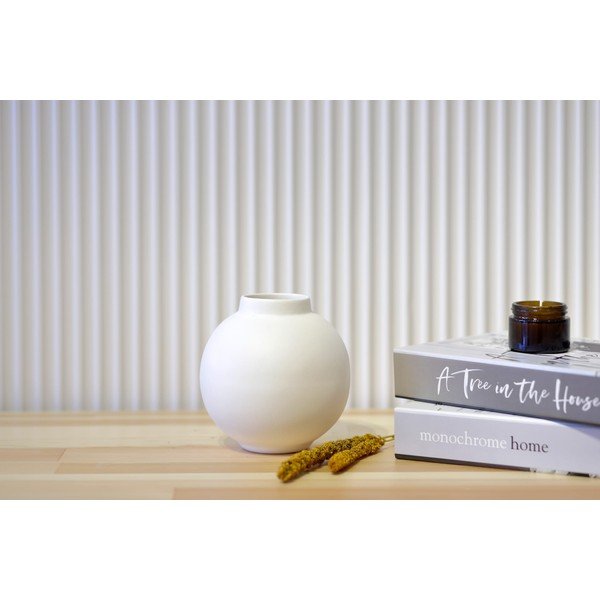 Balta keramikinė vaza Rulina Topik-image-1