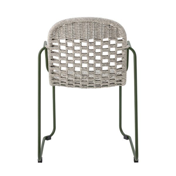 Pilkos spalvos metalinė sodo kėdė Calana – Bloomingville-image-4