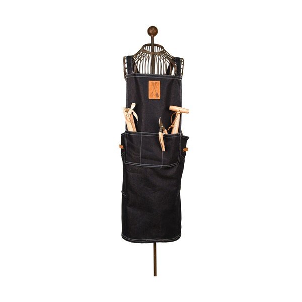 Juoda sodininkystės prijuostė Esschert Design Denim Japan-image-1