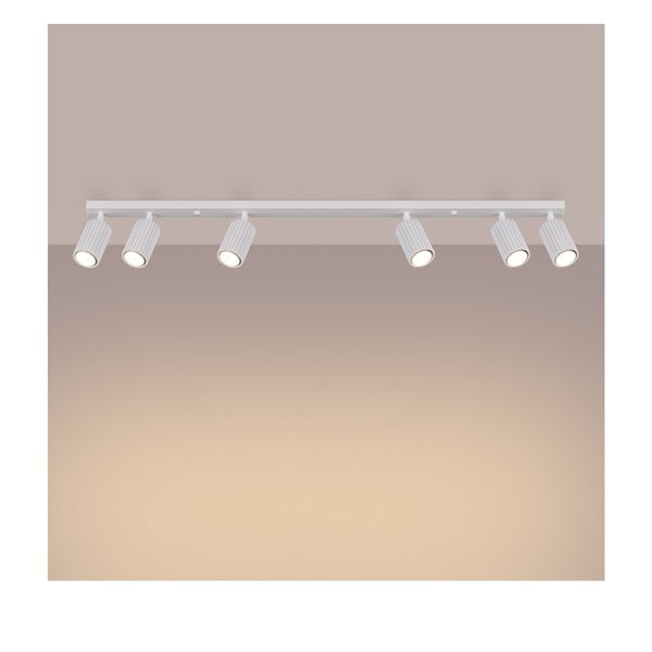 Baltos spalvos taškinis šviestuvas 6,5x117 cm Gleam – Sollux-image-2