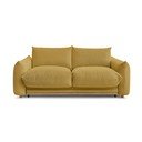 Sulankstoma sofa geltonos spalvos 214 cm Ernest – Bobochic Paris