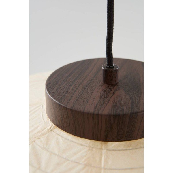 Smėlio spalvos iš popieriaus kabantis šviestuvas ø 65 cm Selma – Jotex-image-4