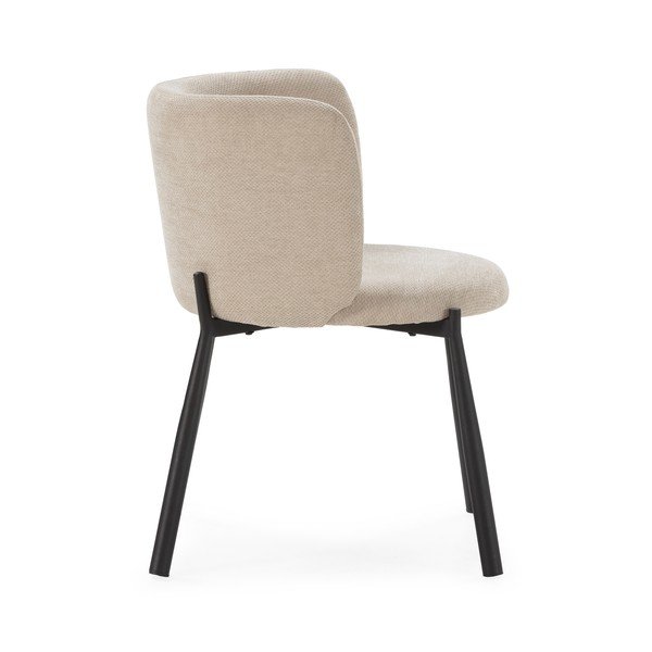 Smėlio spalvos iš audinio valgomojo kėdžių komplektas 2 vnt. Ginny – MOME-image-2