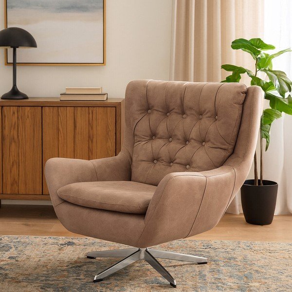 Rudos spalvos krėslas Harold – Premier Housewares-image-3