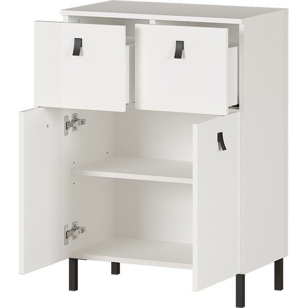 Germania Tulsa balta spintelė, aukštis 86 cm-image-2