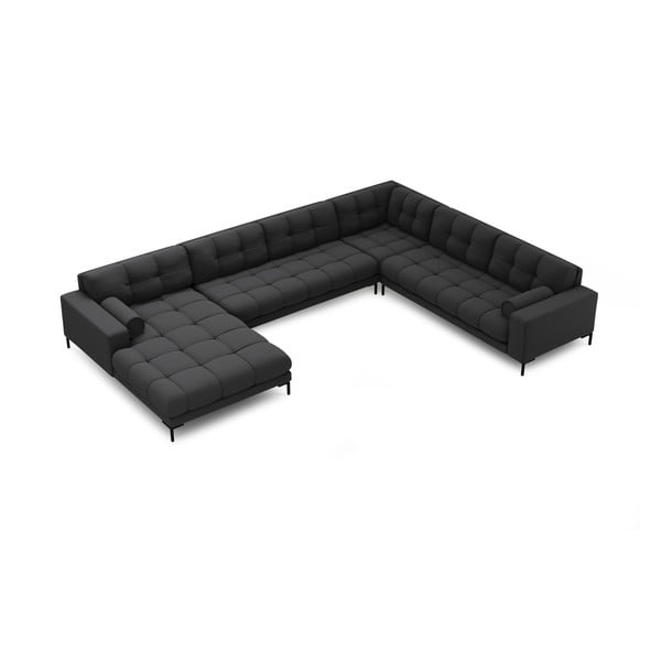 Kampinė sofa tamsiai pilkos spalvos (su dešiniuoju kampu) Bali – Cosmopolitan Design-image-4