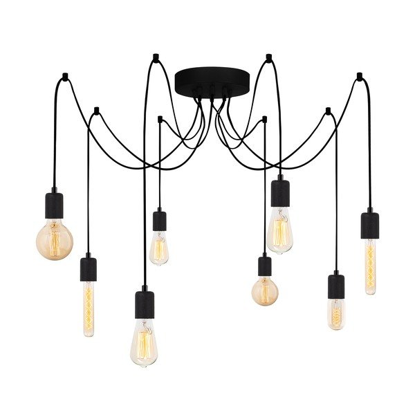 Kabantis šviestuvas juodos spalvos Kabluni – Opviq lights-image-2