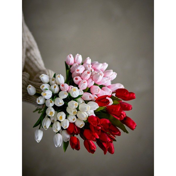 Dirbtinė gėlė (aukštis 32 cm) Tulip – Bloomingville-image-3
