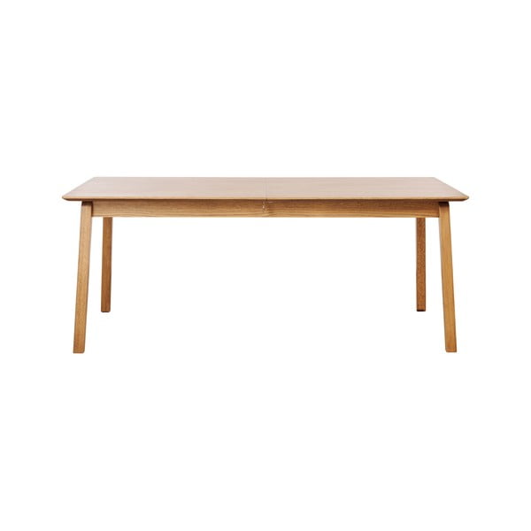Prailginamas valgomojo stalas su ąžuolo dekoro stalviršiu 95x190 cm Bari – Unique Furniture