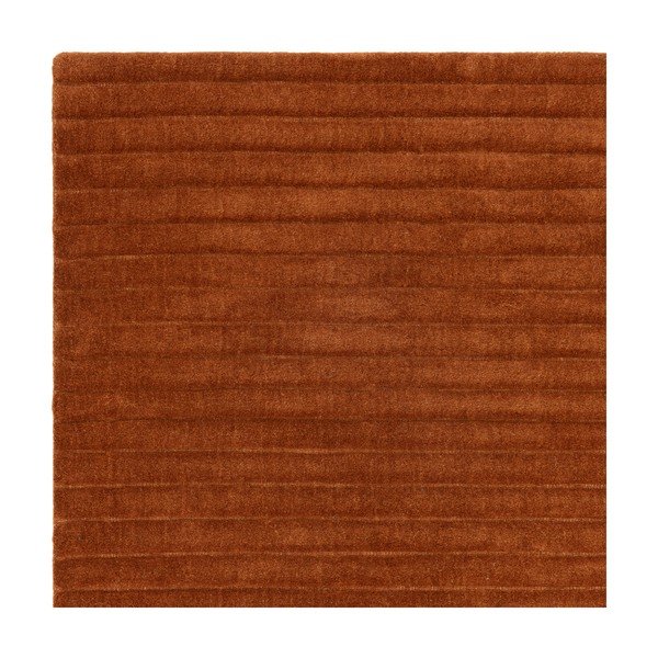 Rankų darbo terakotos spalvos iš vilnos kilimas 120x170 cm – Asiatic Carpets-image-4