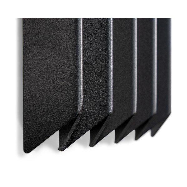 Juodos spalvos iš metalo sieninė lentyna 21 cm Sensu – Spinder Design-image-3