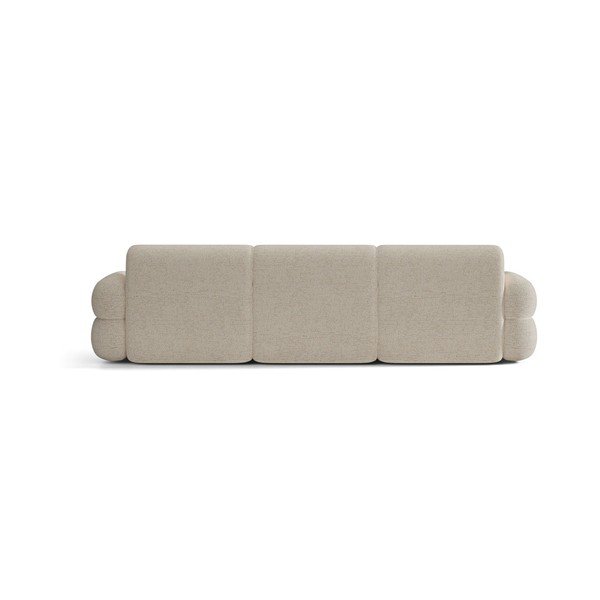 Kreminės spalvos sofa iš šenilinio audinio 305 cm Neo – Micadoni -image-4