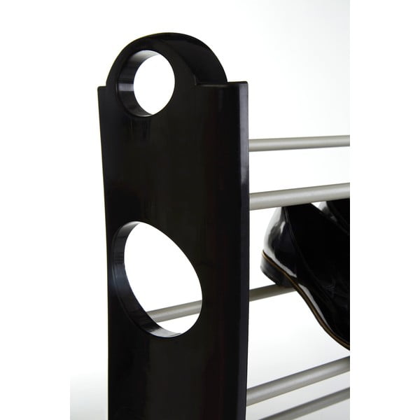 Iš metalo batų lentyna juodos spalvos/sidabrinės spalvos Tavia – Premier Housewares-image-3