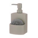 Pilkos spalvos iš polirezino muilo dozatorius 250 ml Essentials – Ladelle