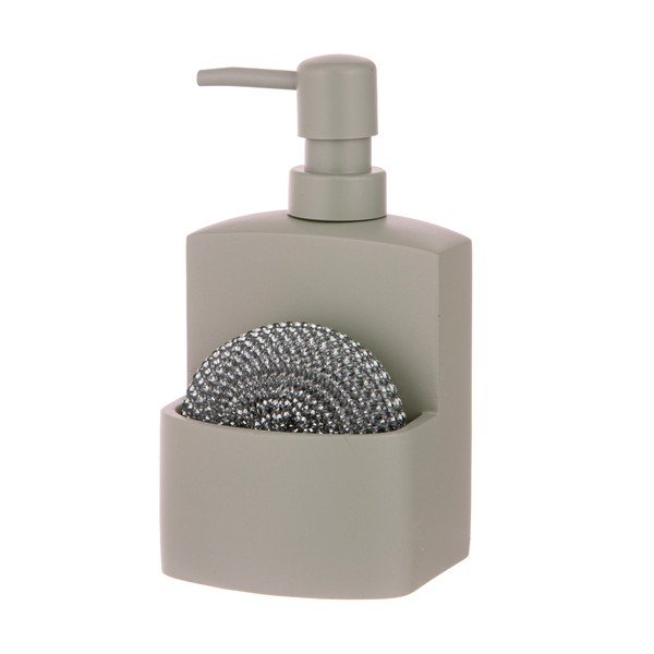 Pilkos spalvos iš polirezino muilo dozatorius 250 ml Essentials – Ladelle