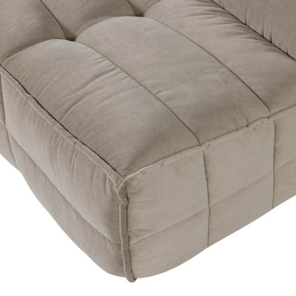 Taupe spalvos sofa iš velveto 204 cm Cluster – vtwonen-image-1