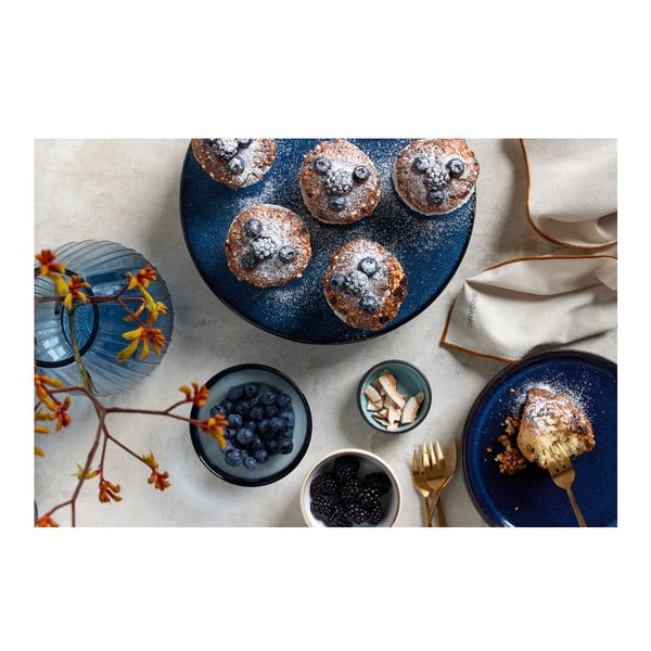 Iš keramikos torto padėklas Gastro Dark Blue – Bitz-image-4