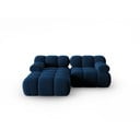 Sofa mėlynos spalvos iš velveto 191 cm Bellis – Micadoni Home