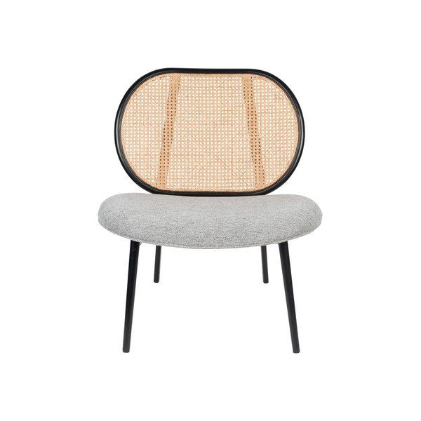 Pilkai rudas fotelis Zuiver Spike-image-2