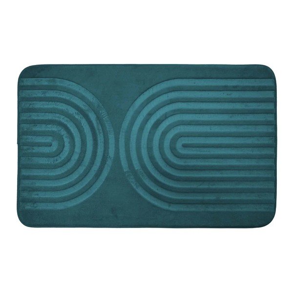 Smaragdinės spalvos vonios kilimėlis 45x75 cm Allure – douceur d'intérieur