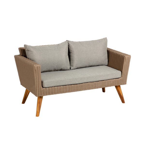 Sodo sofa su akacijos medienos konstrukcija Kave Home Sumie