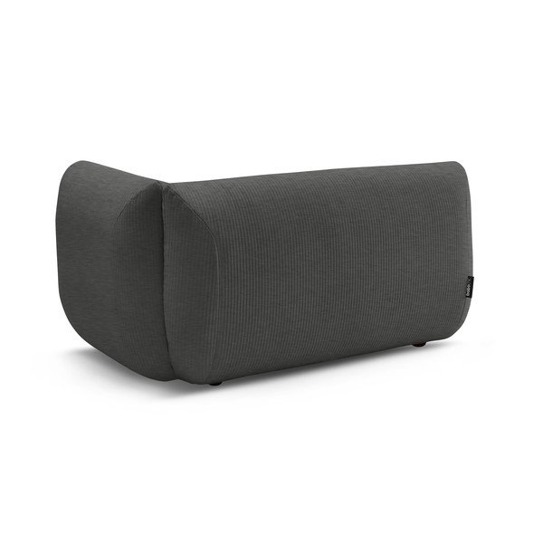 Modulinė sofa iš kordinio velveto pilkos spalvos (su dešiniuoju kampu) Lecomte – Bobochic Paris-image-3