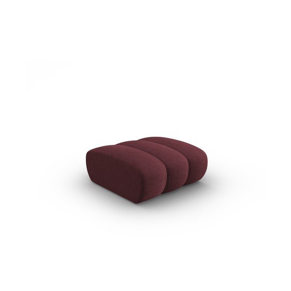 Modulinė taburetė bordo spalvos Lupine – Micadoni Home-image-2