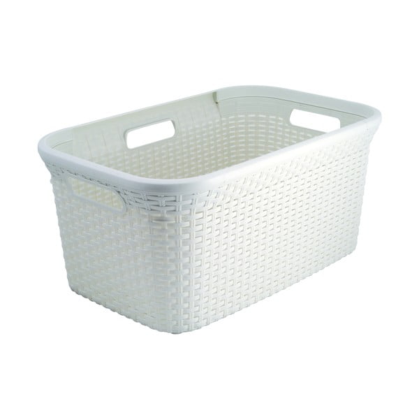 Baltas skalbinių krepšys Curver Style Basket, 45 l