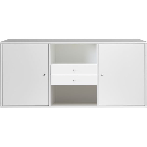 Balta žema komoda 133x61 cm Mistral - Hammel Furniture