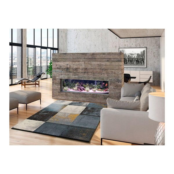 Tamsiai pilkas kilimas Universal Adra Azulo, 160 x 230 cm-image-1