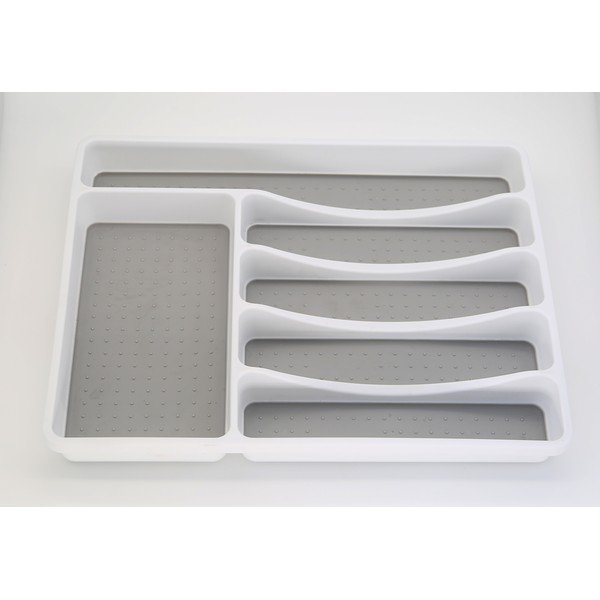 Pilkos spalvos plastikinis stalčius stalčiui 41 x 33 cm - Addis