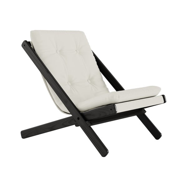 "Karup Design Boogie" juoda/kreminė sulankstoma kėdė
