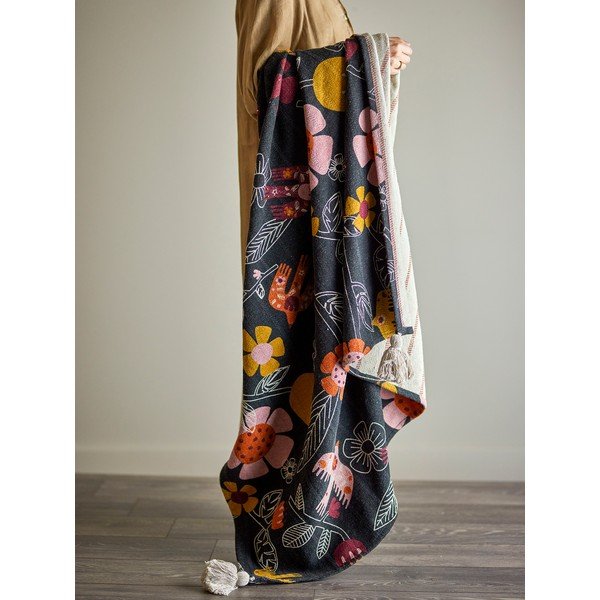 Antklodė ir pledas 130x160 cm Vivielle – Bloomingville-image-3